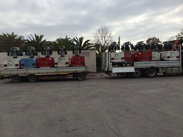 trasporto e consegna torri faro reggio emilia